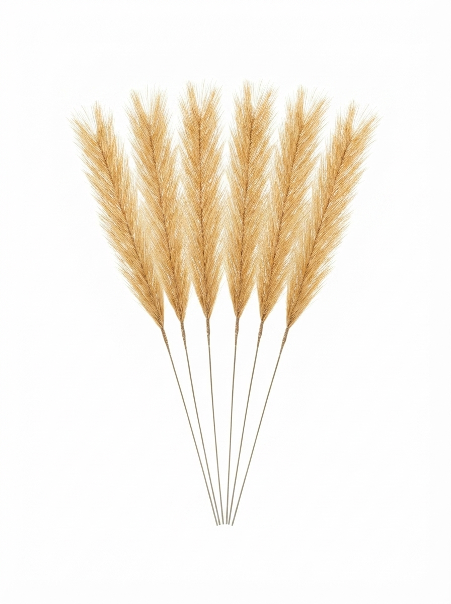 Golden Pampas Grass Vase Fillers