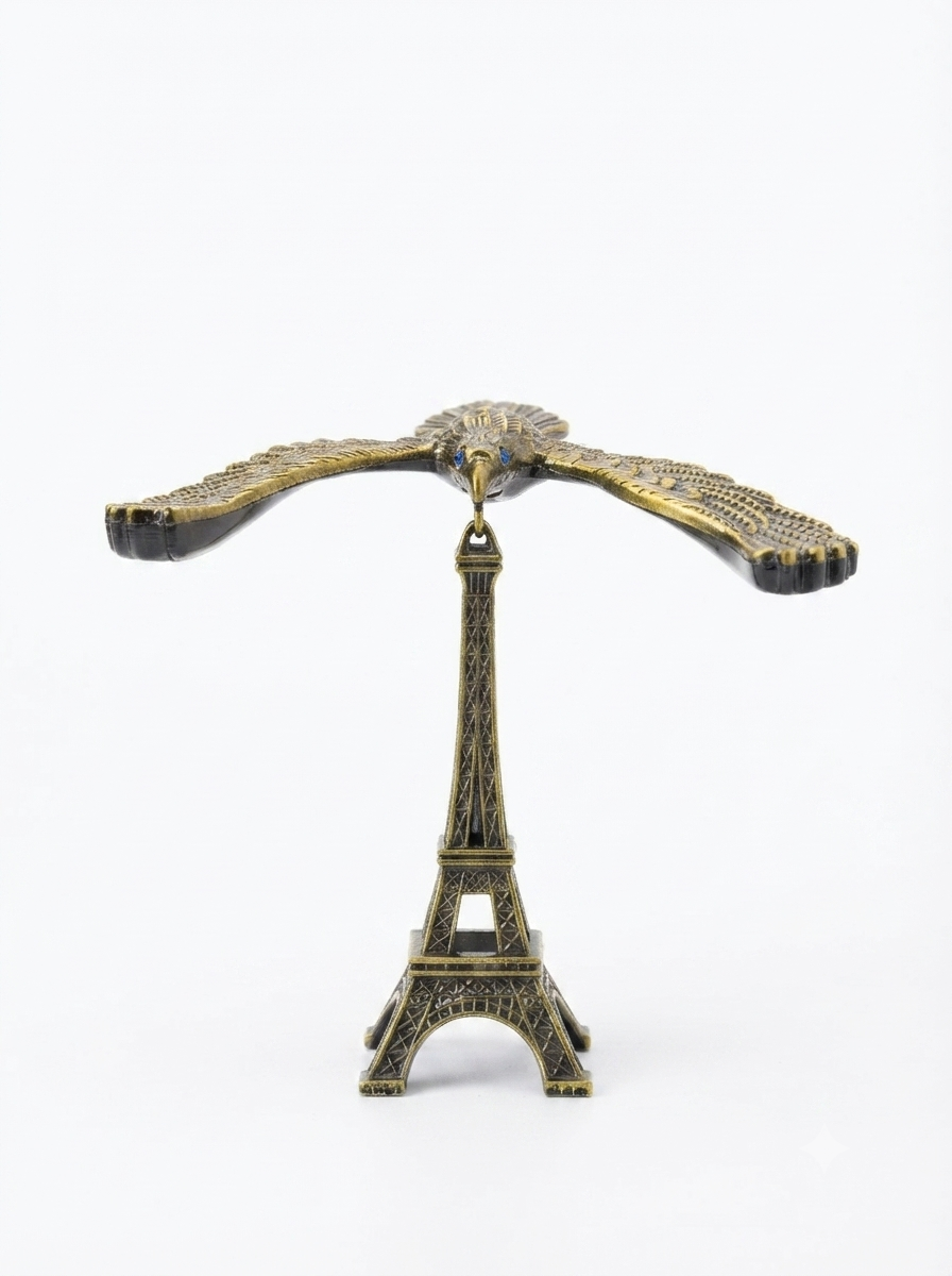 Eagle in Balance – Eiffel Tower Showpiece