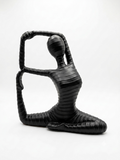 Modern Yoga Lady Sculpture