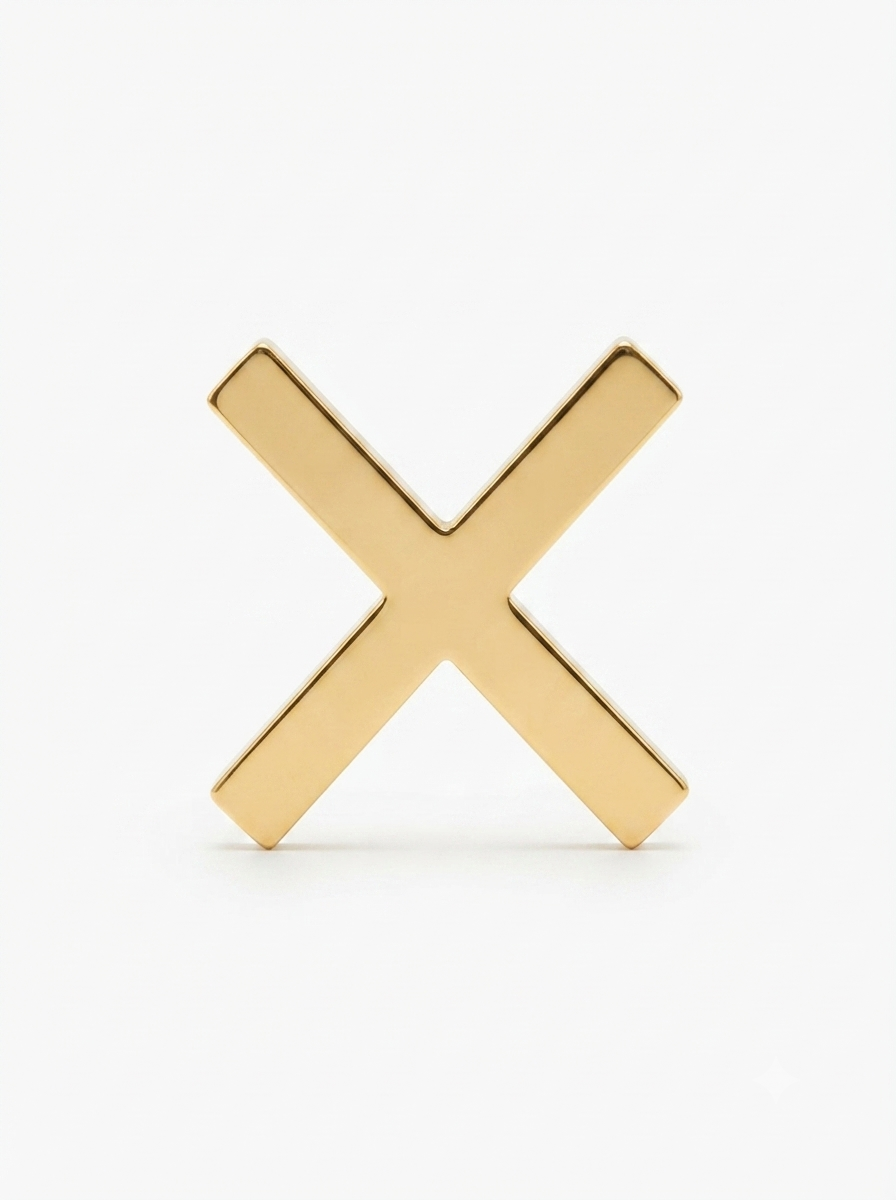 Luxury Gold Tic-Tac-Toe Showpiece