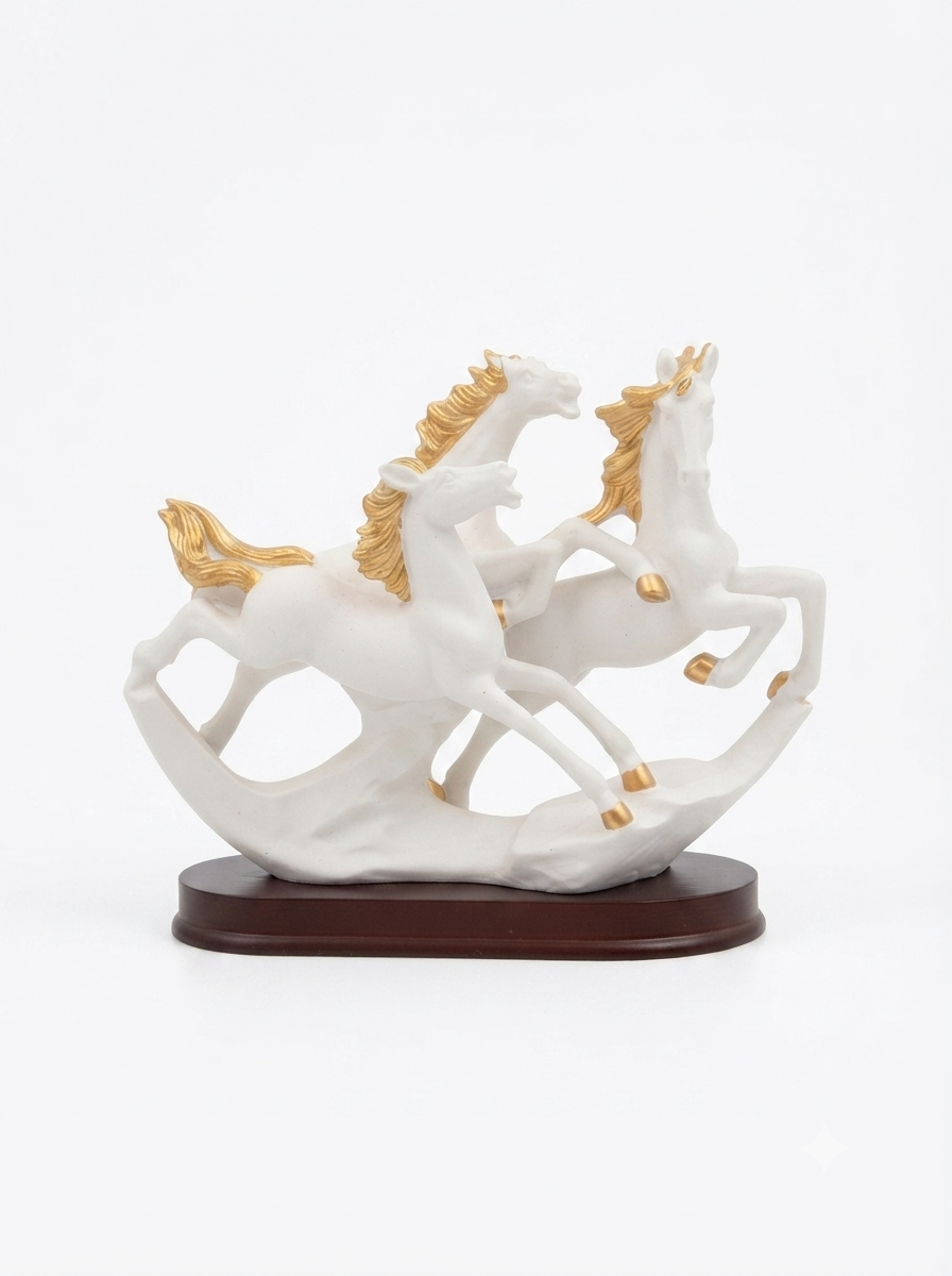 Golden Galloping Horses